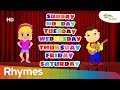 Days of the Week Song | Learning Video for Kids | Shemaroo Kids