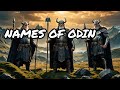 Odin, Wotan, Woden: The Difference