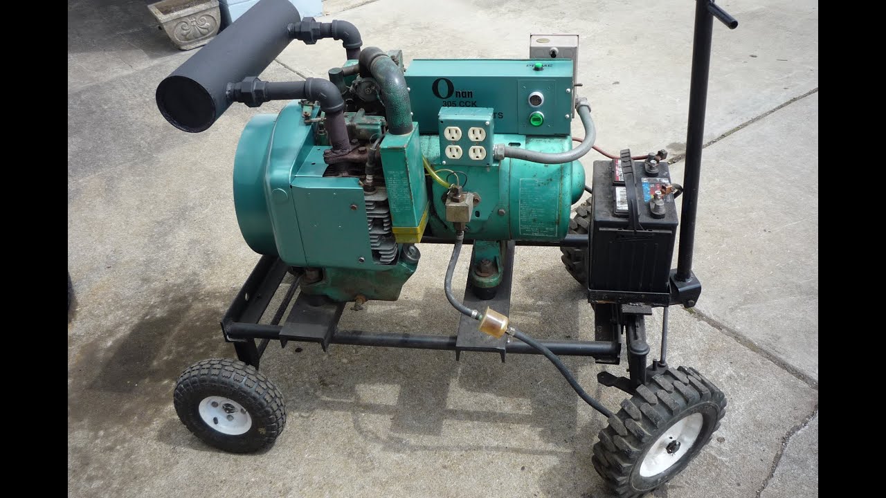 Onan 305 CCK Generator Revival - YouTube