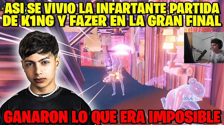 ASI SE VIVIO LA PARTIDA MAS INFARTANTE DE K1NG Y FAZER EN LA GRAN FINAL DE LA FNCS