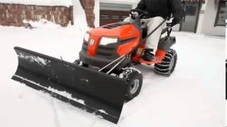 Husqvarna Lth Tractor With Snow Blade