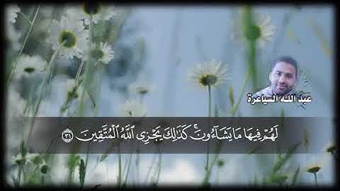 ما تيسر من سورة النحل بصوت المبدع عبد الله السياعرة