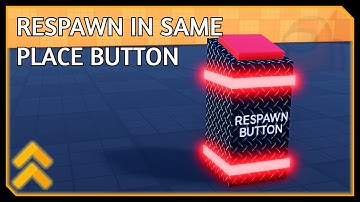 Respawn in Same Place Button | Roblox Studio