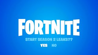 ALL FORTNITE NEWS TODAY!! (SEASON 2)