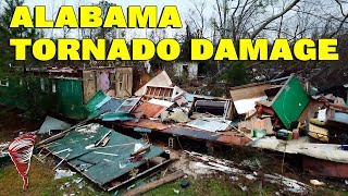 Sawyerville, Alabama Tornado Damage - 2-3-2022