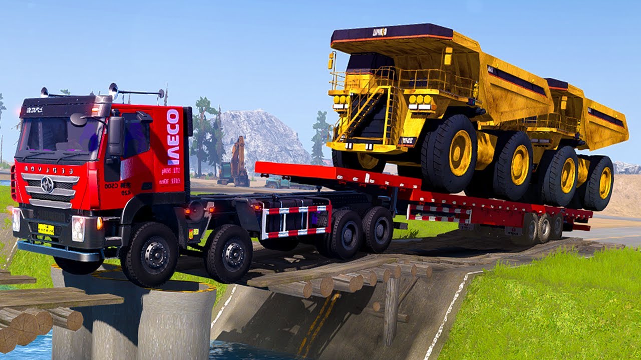 Spintires: Mudrunner Mod Truck | Driver Skills Gameplay | Game Daily #mudrunner #spintires