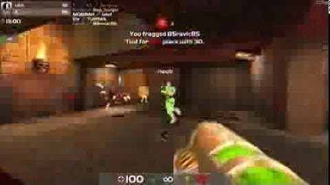 Quake Live Instagib 9 in a row