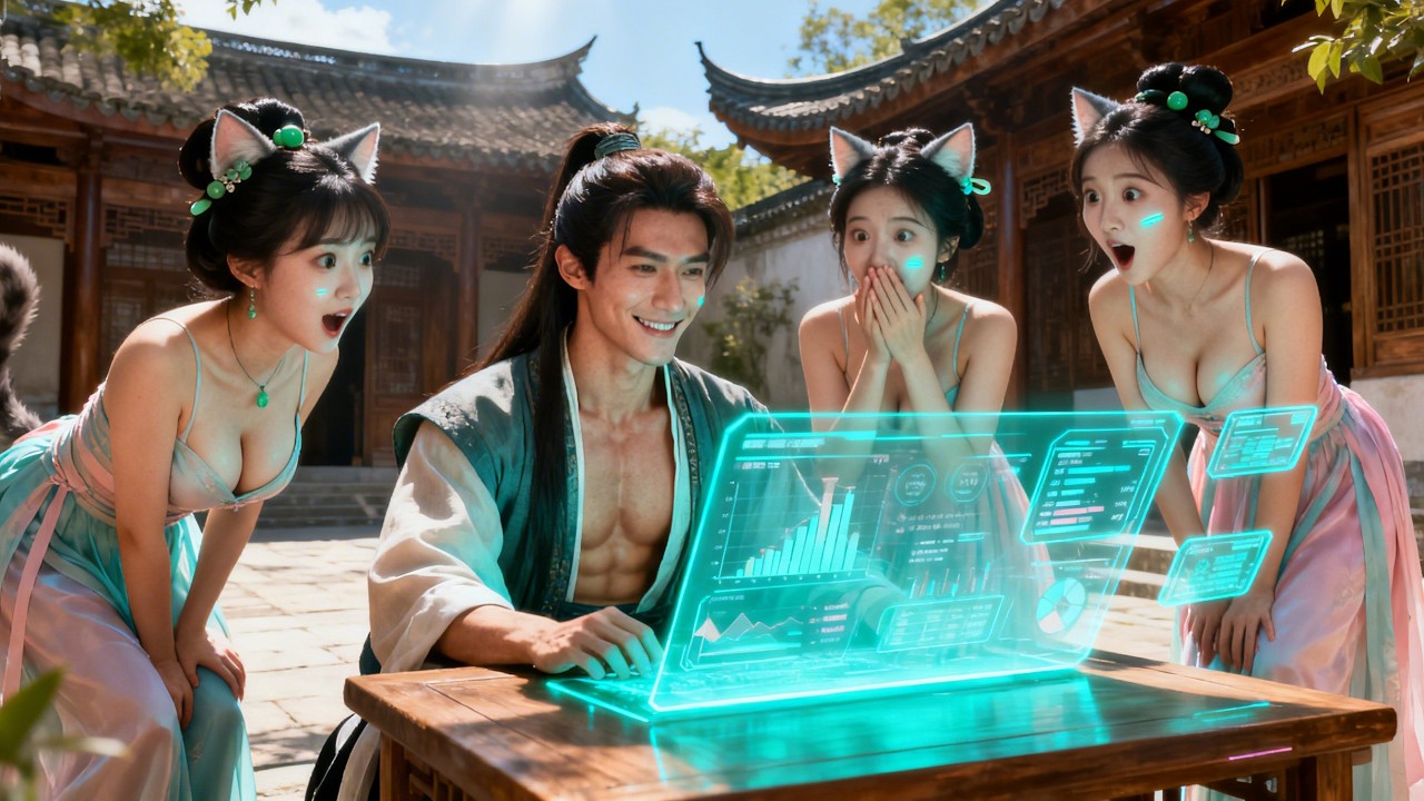 Xuyên Không Thành Thư Sinh Nghèo, Chàng Trai Mở Ra Hệ Thống Thần Cấp Trừ Ma, Trảm Yêu ,Cứu Dân Làng