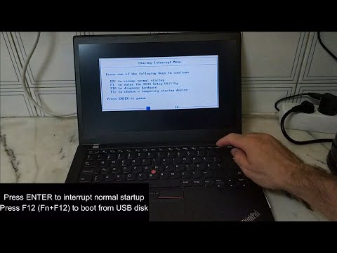 Lenovo Thinkpad T460s - How to access BIOS setup and Boot Menu