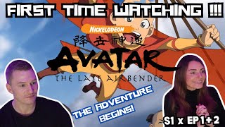 FIRST TIME Watching AVATAR THE LAST AIRBENDER | Season 1 - Episode 1 and 2