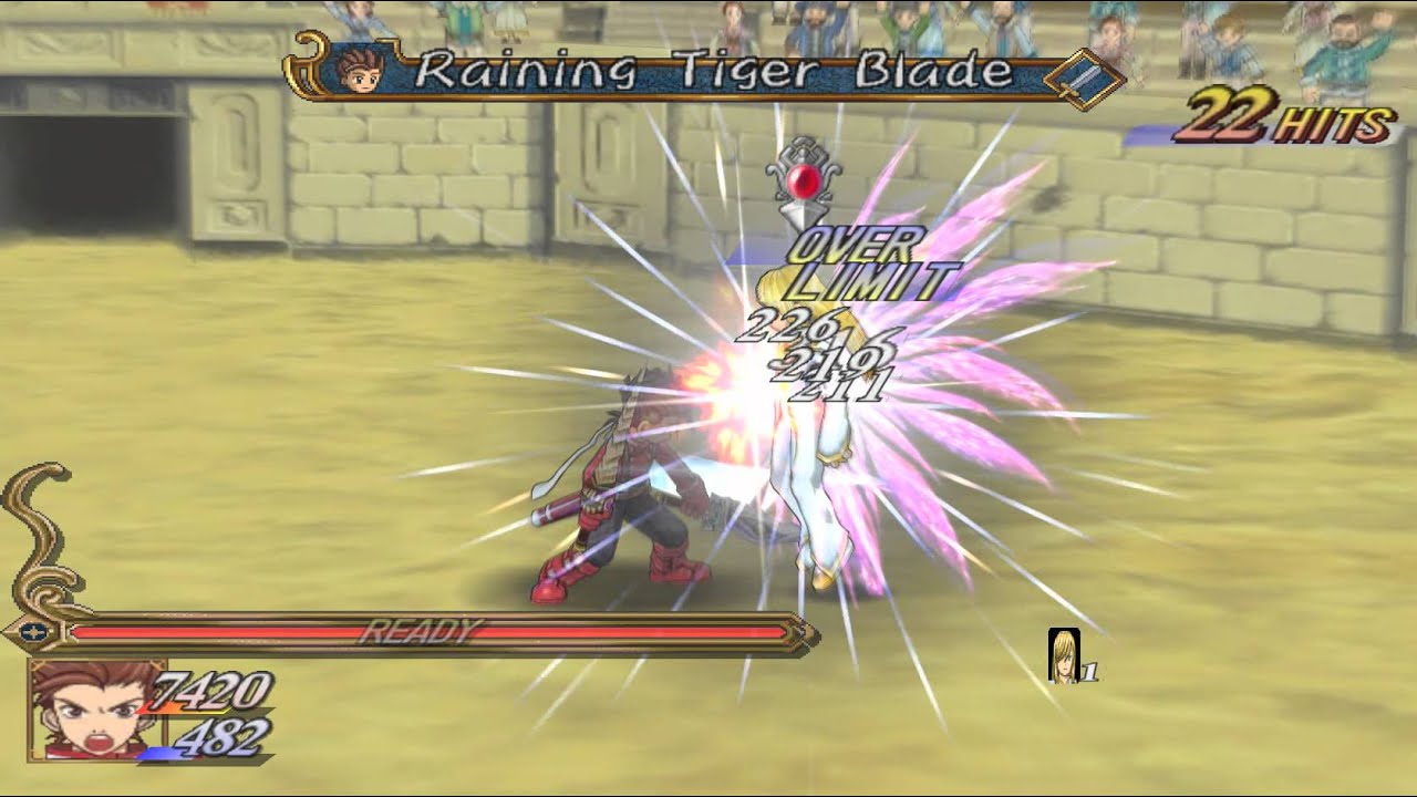 [tales of symphonia] Lloyd vs angelic beings HD(exhibition)