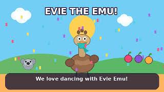 Evie the Emu Tap Tap Zoom