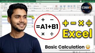 Excel Basic Formulas 🔥 | + - × ÷ in Excel (Part 3) | Beginners Guide (Hindi)