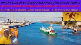 UP ONE SIDE OF SAVANNAH GA AND DOWN THE OTHER!! STUCK SHOPPING and BEING A GOOD HUSBAND!! SHIPPING!! by Redjaguar100 Travels 169 views 1 year ago 12 minutes, 33 seconds