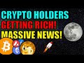 Cryptocurrency Holders are GETTING RICH! MAJOR NEWS for ETHEREUM, BITCOIN, FILECOIN, &amp; DOGE!