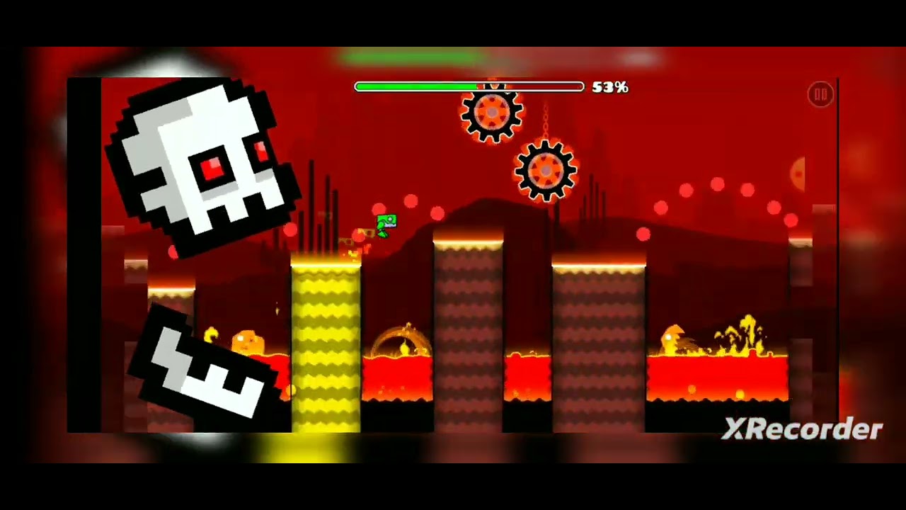 press start geometry dash - YouTube