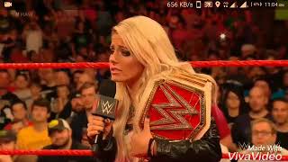 Ronda Rousey Destroy Alixa Blis And Kurt Angle