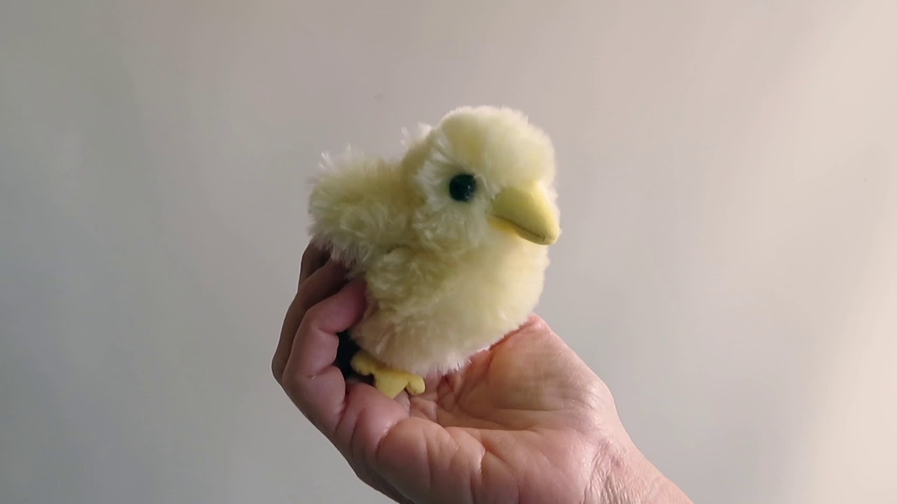 Folkmanis® Mini Chick Finger Puppet Demo - YouTube