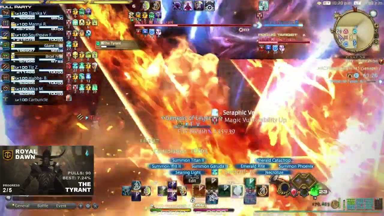 FFXIV M11S w/ Royal Dawn (SMN POV)