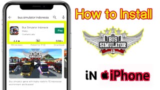how to install bus simulator indonesia in ios ||Bus simulator Indonesia Download Link In Iphone screenshot 5