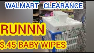 .45 Baby Wipeswalmart Clearance Finds