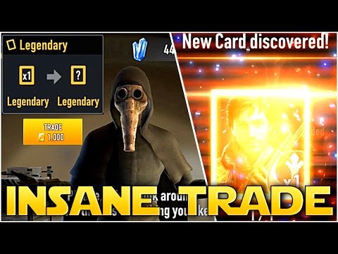 Star Wars Force Arena - INSANE LEGENDARY CARD TRADE - BEST LEADER IN GAME
