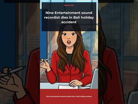 Nine Entertainment sound recordist dies in Bali holiday accident | Media Fact Checker #Shorts