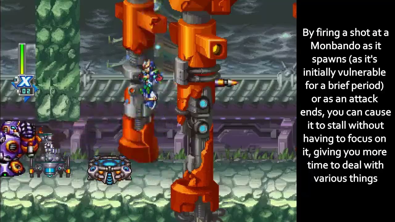 Blade Armor's plasma shot usages against Monbando