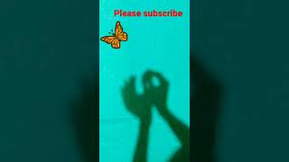 #short video 🦋 hand Shadow butterfly 🦋#like#viralvideo🦋🦋🦋🦋