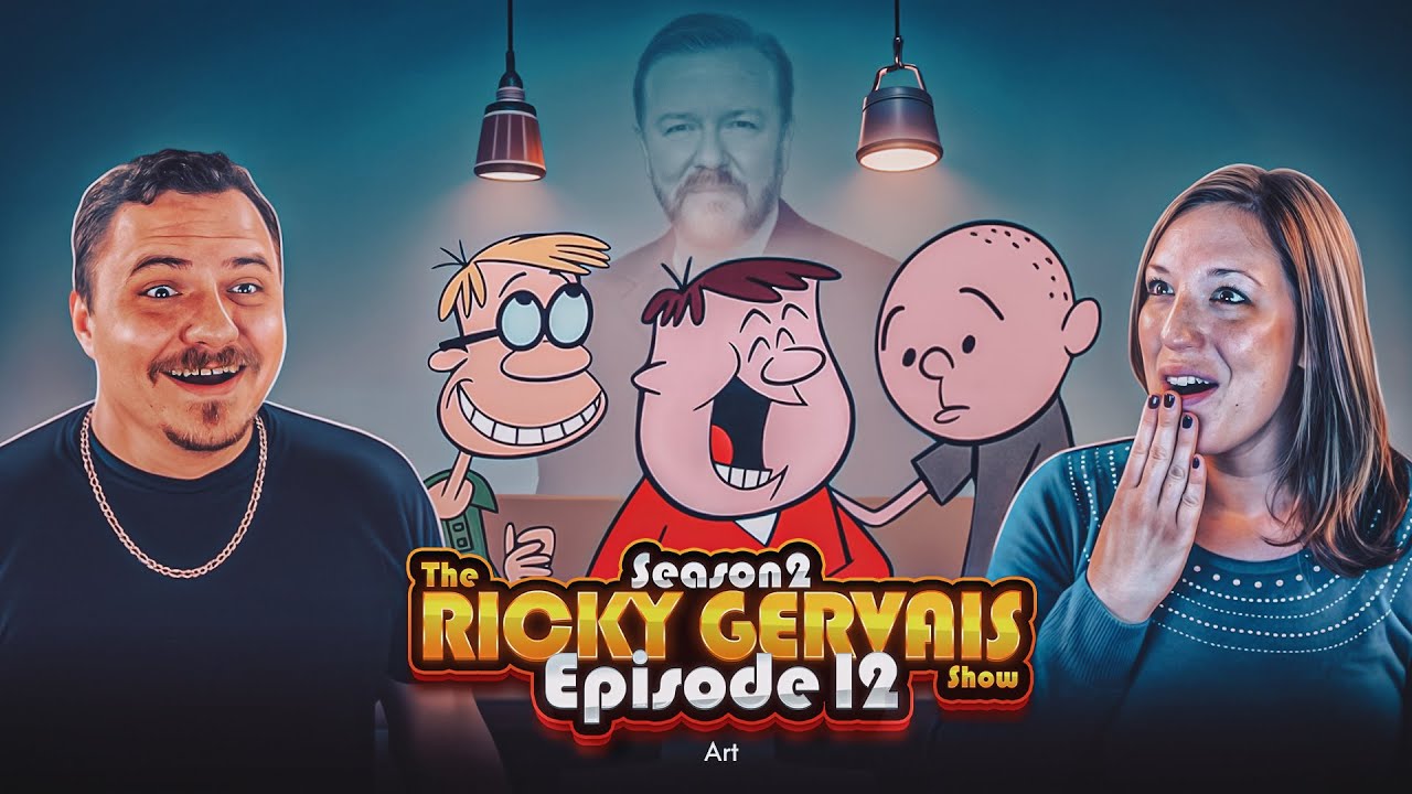 A URINAL IS NOT ART 😂 Americans React to The Ricky Gervais Show - S2E12 'Art'