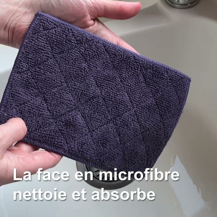 Le Duopad, l'éponge lavable et durable H2o at Home : Vous ne