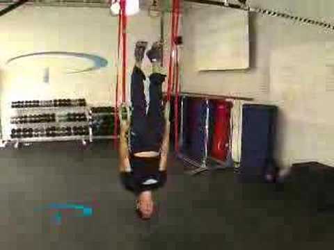 Inverted hang on rings 