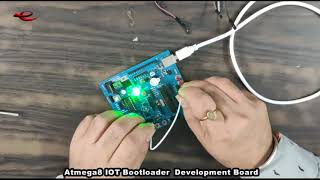AVR ATMEGA8 BOOTLOADER DEVELOPMENT BOARD WITH IOT FEATURE (HINDI)