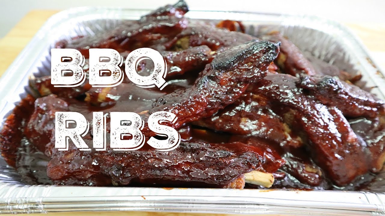 How To Make BBQ Ribs Sandwich YouTube
