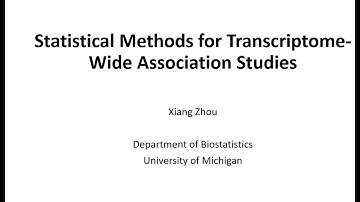 Seminar SERIES - Zhang Zhou, PhD