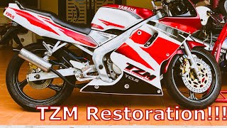 Yamaha TZM Full Restoration Timelapse!!!