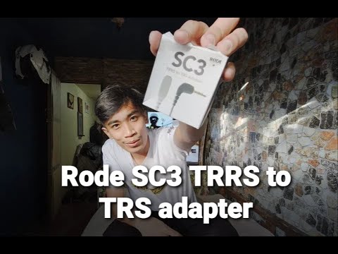 Rode SC3 3.5mm TRRS to TRS Adapter for smartLav Review