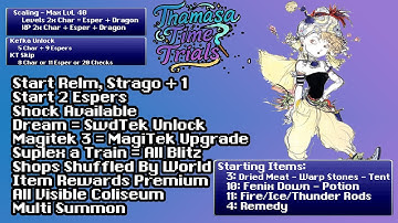Thamasa Time Trials Showcase! Relm & Strago
