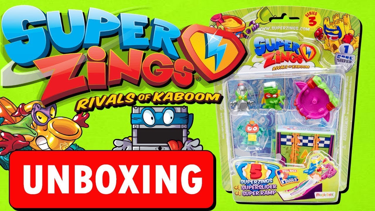 SuperZings Series 3 UNBOXING BLISTER PACK 5 con rampa exclusiva - YouTube