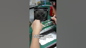 The drone jammer module can cover a wide range of frequency bands, from 300MHz to 6GHz #signal #dji