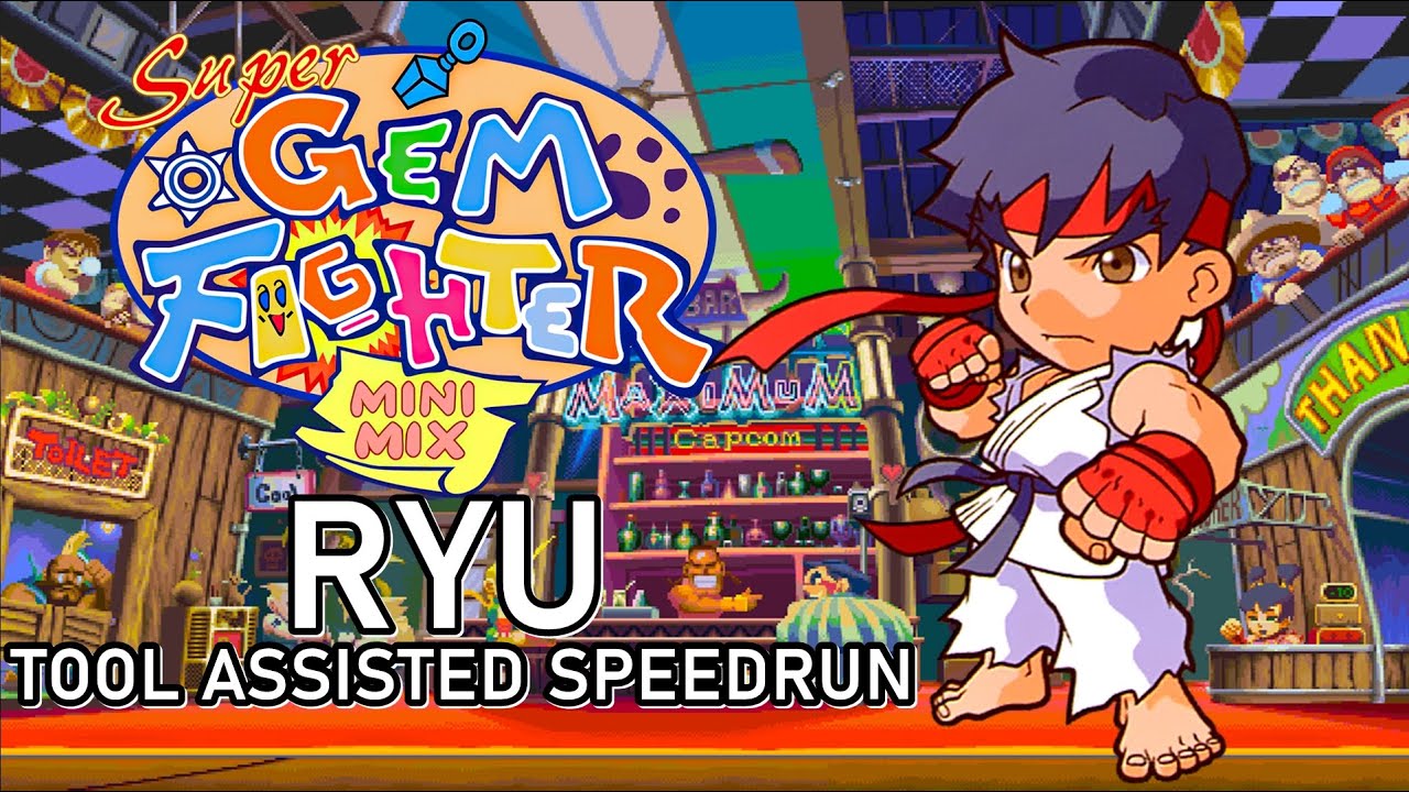 ( TAS ) POCKET FIGHTER / SUPER GEM FIGHTER ( RYU ) YouTube