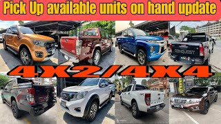 Pick Up Available units on hand Update | Second hand Cars