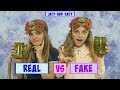 Real Brand vs Fake Store Brand Challenge ~ Jacy and Kacy