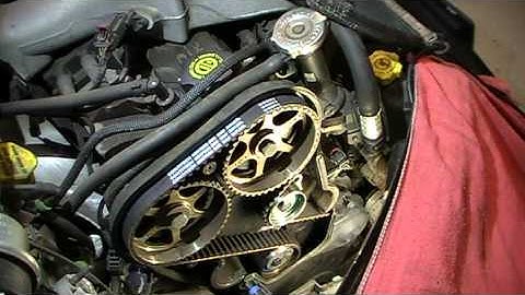 Time Lapse 2004 Chrysler PT Cruiser 2.4 Turbo Timing Belt and Water Pump Installation