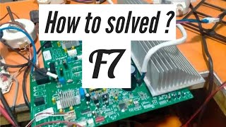 Kenwood inverter AC F7 Error solved Full video F7 Error Kenwood e smart AC