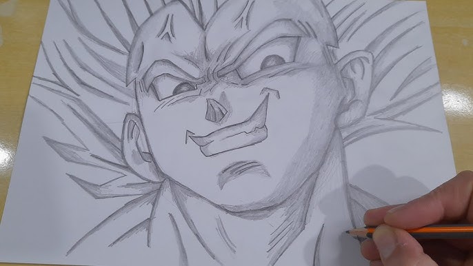 Goku on X: Desenho do Goku Super Saiyajin 3 feito pelo @WaltVitinho 😍💛   / X