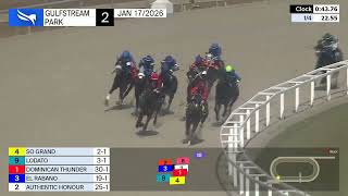 Gulfstream Park January 17, 2026 Race 2
