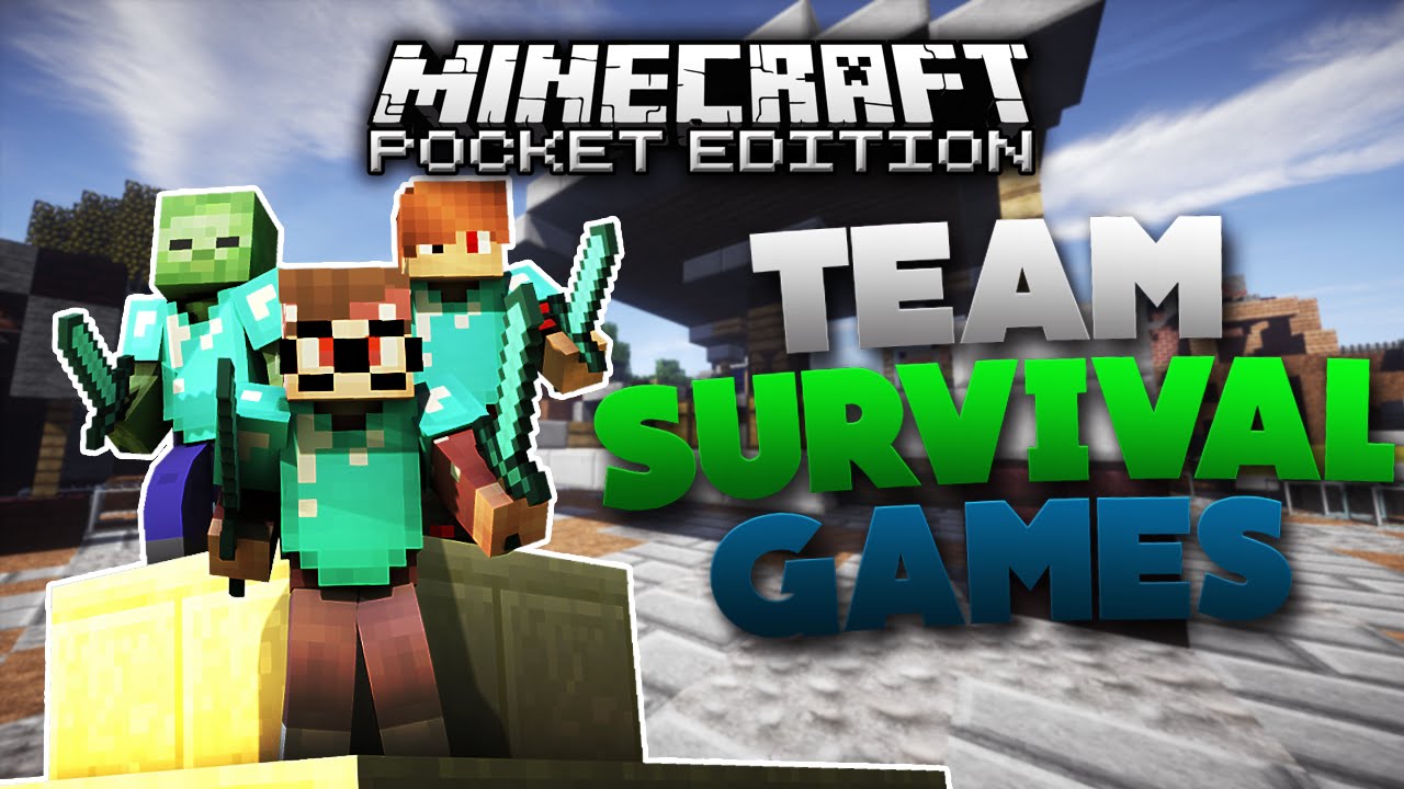 TEAM SURVIVAL GAMES LUMBERMAN TOO OP!!! Minecraft PE (Pocket