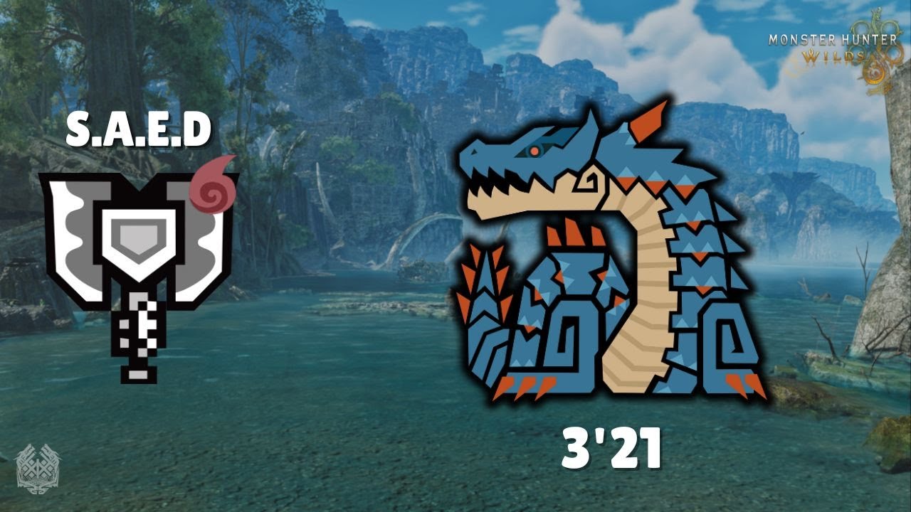 Monster Hunter Wilds | Lagiacrus | Charge Blade | 03'21 SAED