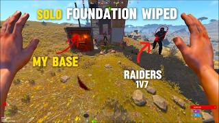 “How I Defended a SOLO 1v7 Raid Defense on Official Rust Server”